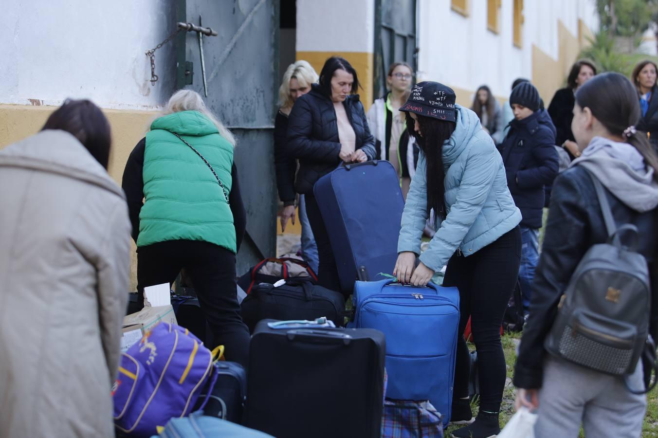 La llegada de refugiados de Ucrania a Córdoba, en imágenes