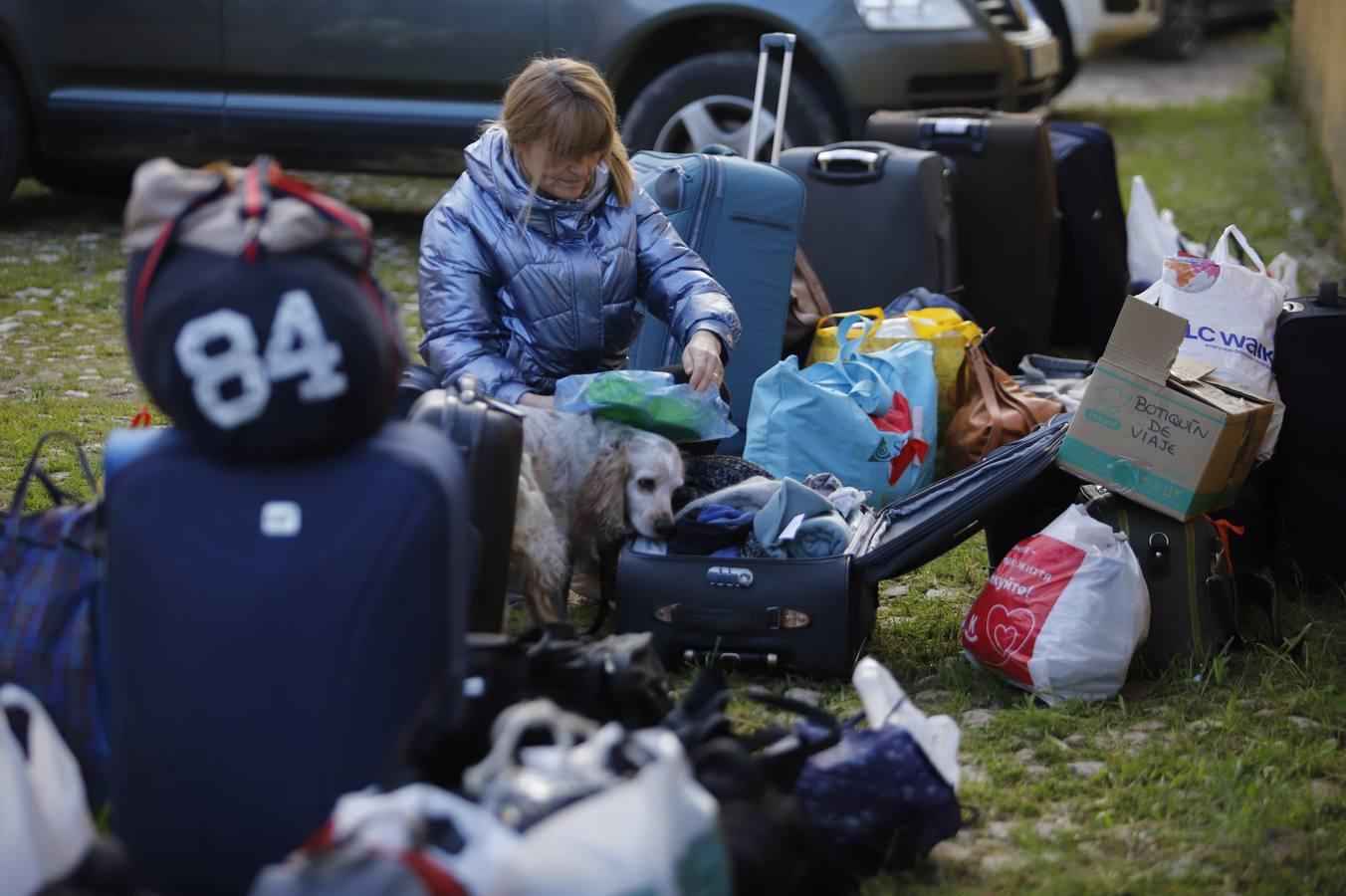 La llegada de refugiados de Ucrania a Córdoba, en imágenes