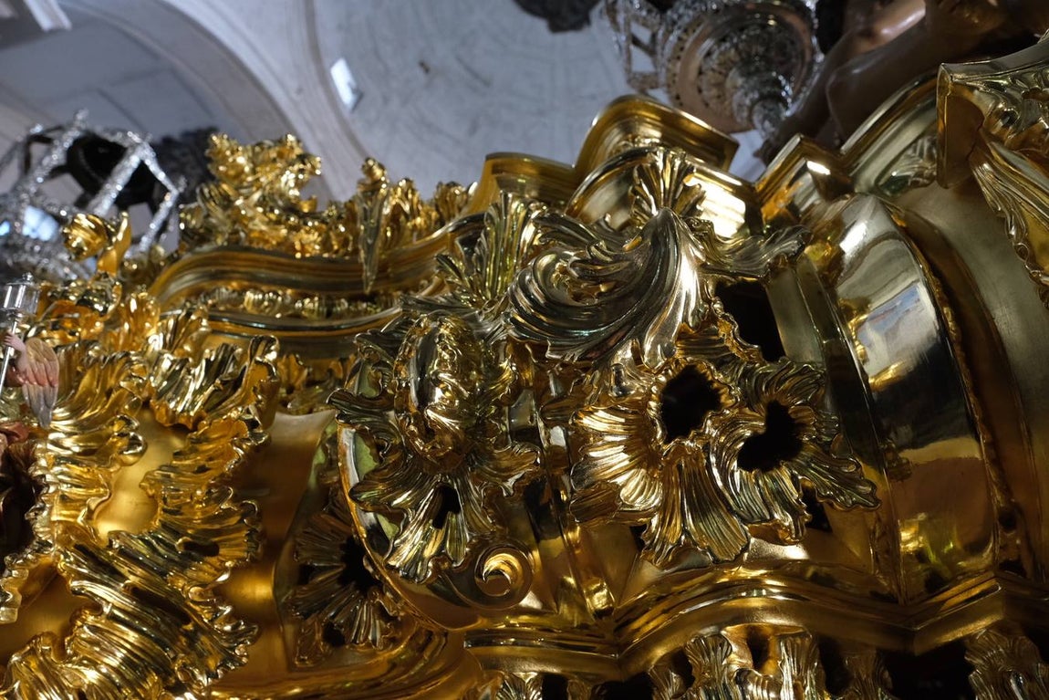 FOTOS: Así es son las nuevas andas del Nazareno de Santa María