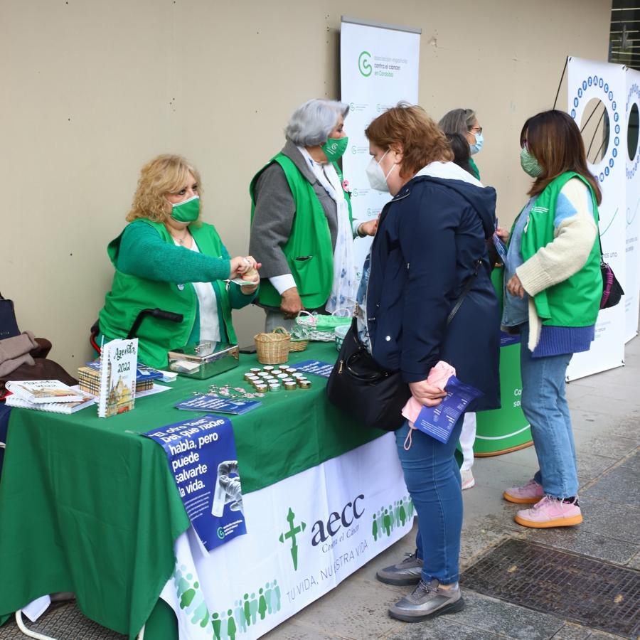 La campaña de la Aecc sobre el cribado de cáncer de colon en el Bulevar, en imágenes