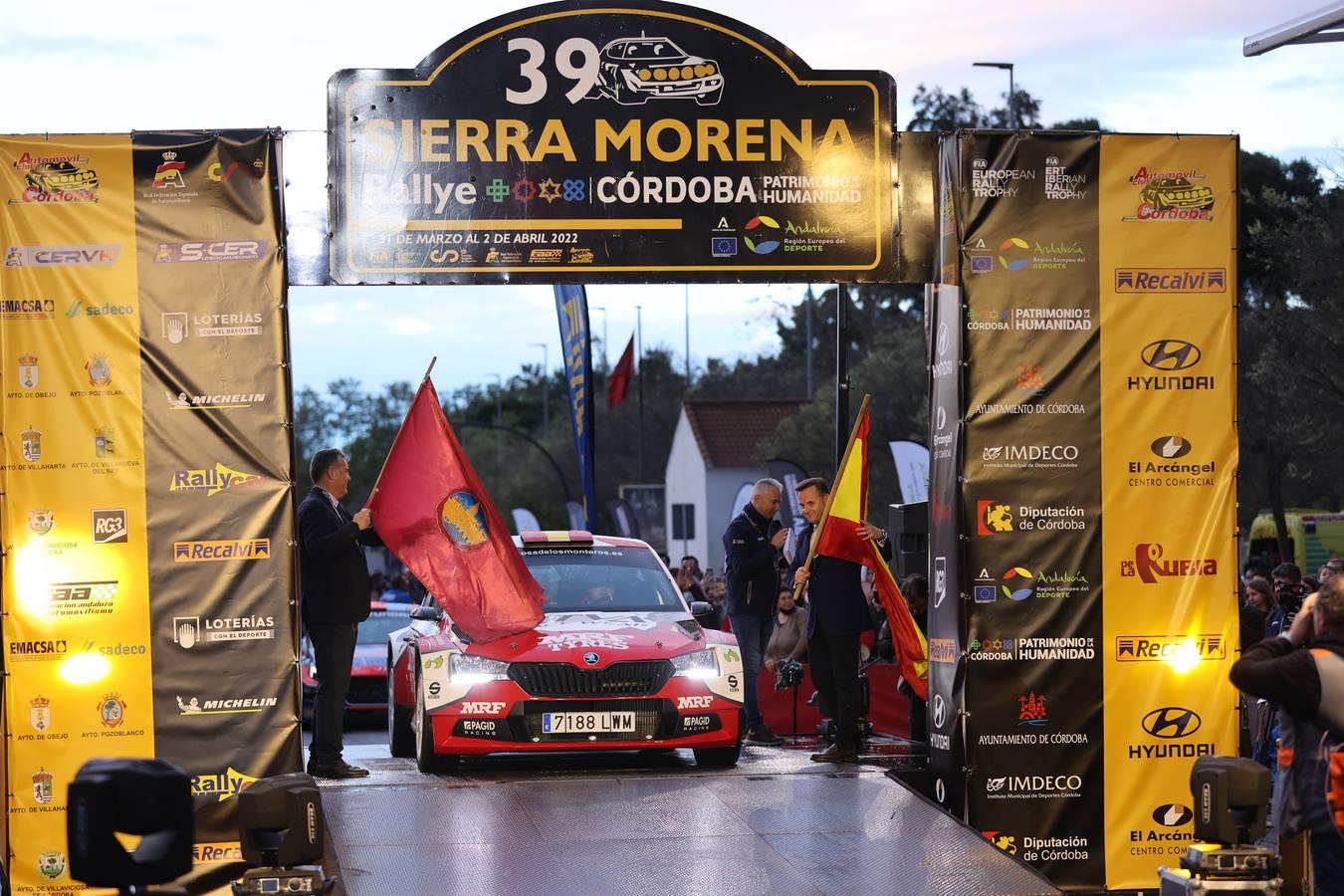 La ceremonia de salida del Rallye Sierra Morena 2022, en imágenes