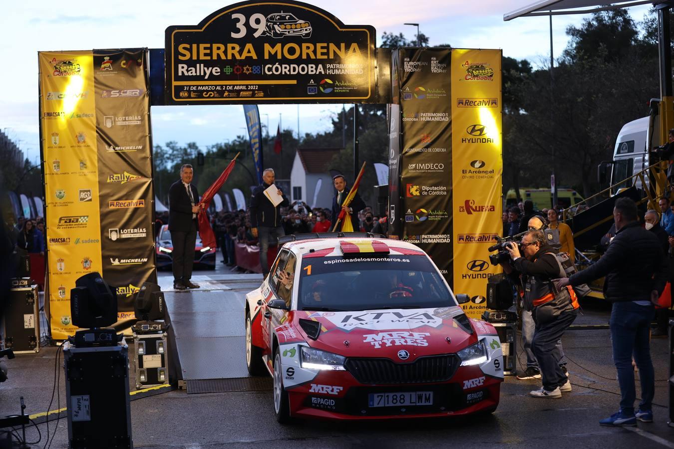 La ceremonia de salida del Rallye Sierra Morena 2022, en imágenes