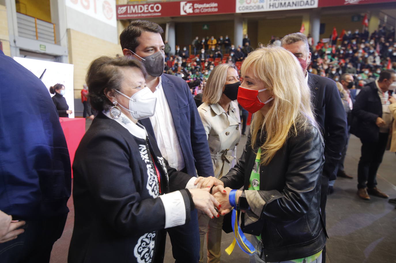 La presencia de Pedro Sánchez en la Asamblea de UGT en Córdoba, en imágenes