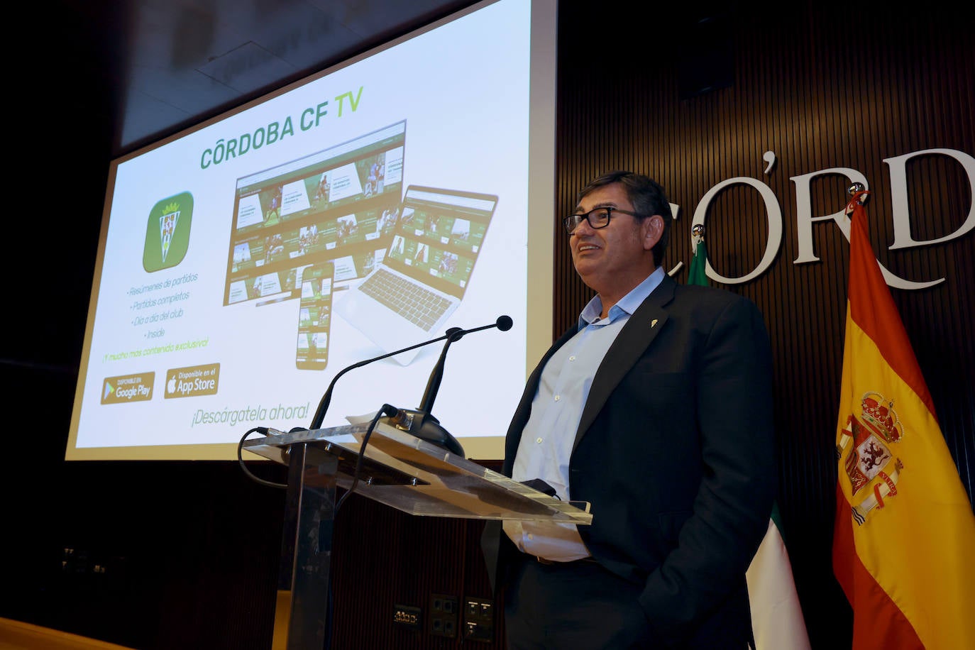 La nueva plataforma de televisión del Córdoba CF, en imágenes