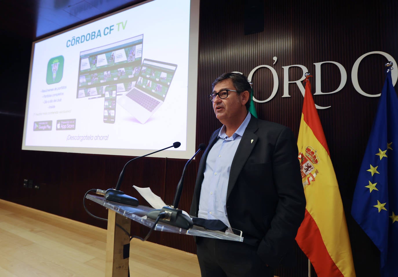 La nueva plataforma de televisión del Córdoba CF, en imágenes