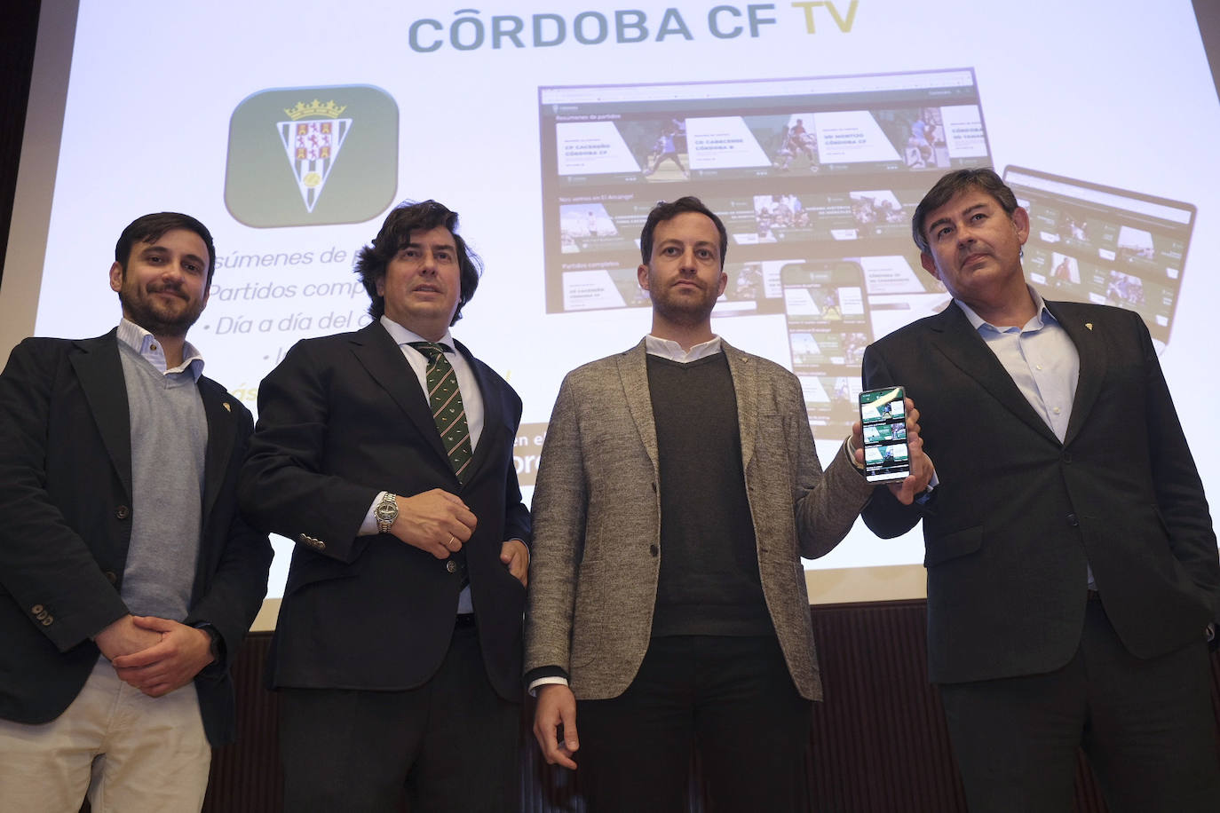 La nueva plataforma de televisión del Córdoba CF, en imágenes