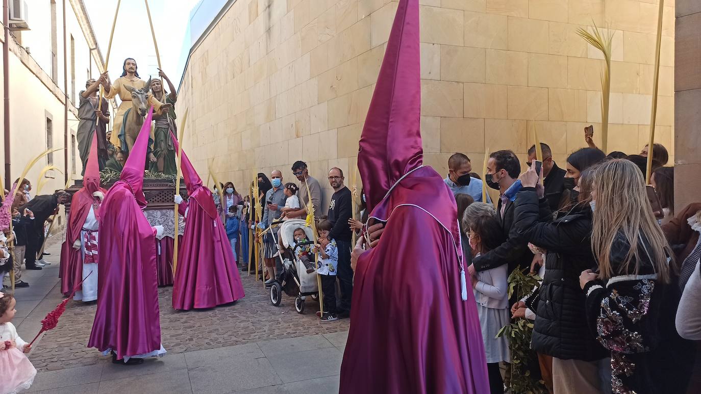 Desfile procesional del Domingo de Ramos en Zamora. 