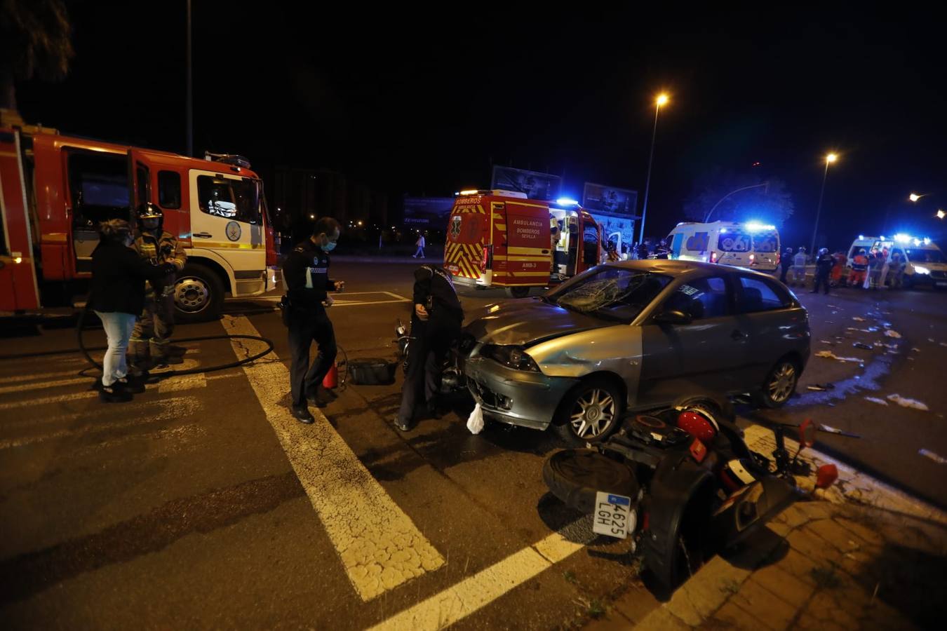 Prisión provisional para la conductora ebria del atropello mortal a un motorista en Sevilla