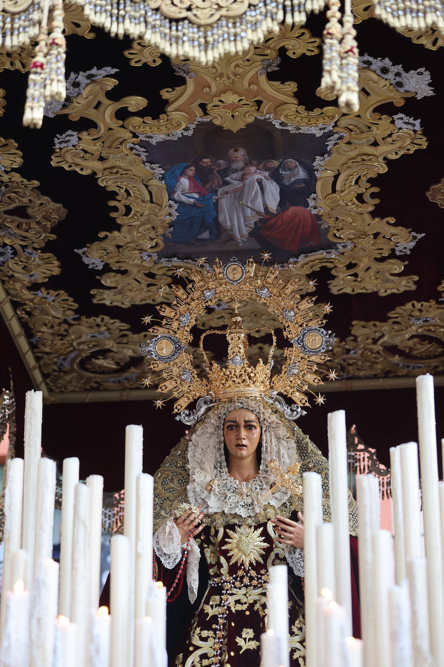 La hermandad del Huerto ilumina Córdoba el Domingo de Ramos