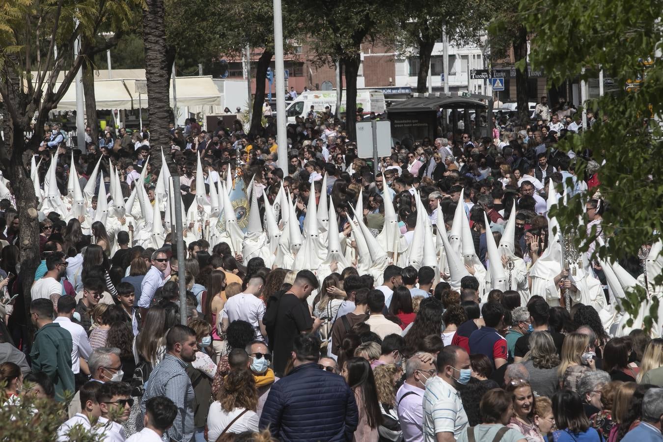 Lunes Santo | Bulla, devoción y todo un barrio tras la Merced de Córdoba, en imágenes