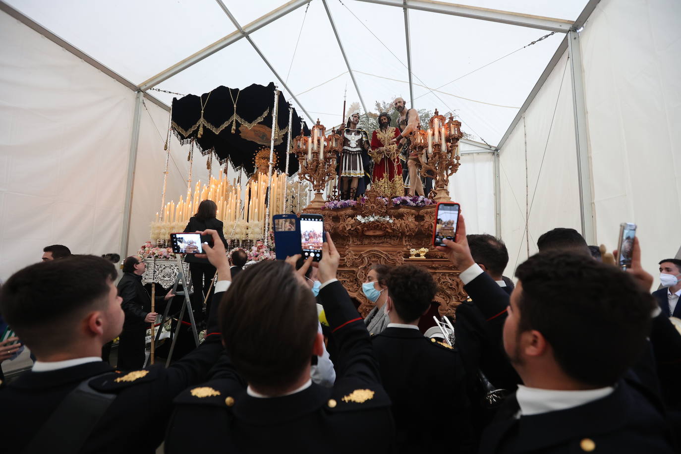 Martes Santo | El dolor del Prendimiento de Córdoba al no poder procesionar, en imágenes