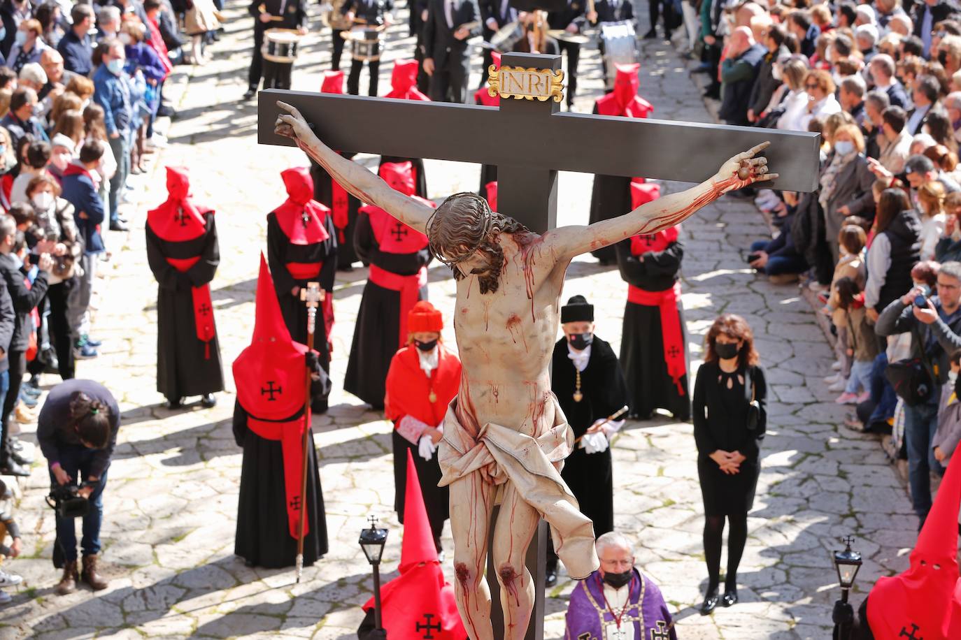 Procesión del Santísimo Cristo de la Luz de Valladoli. 