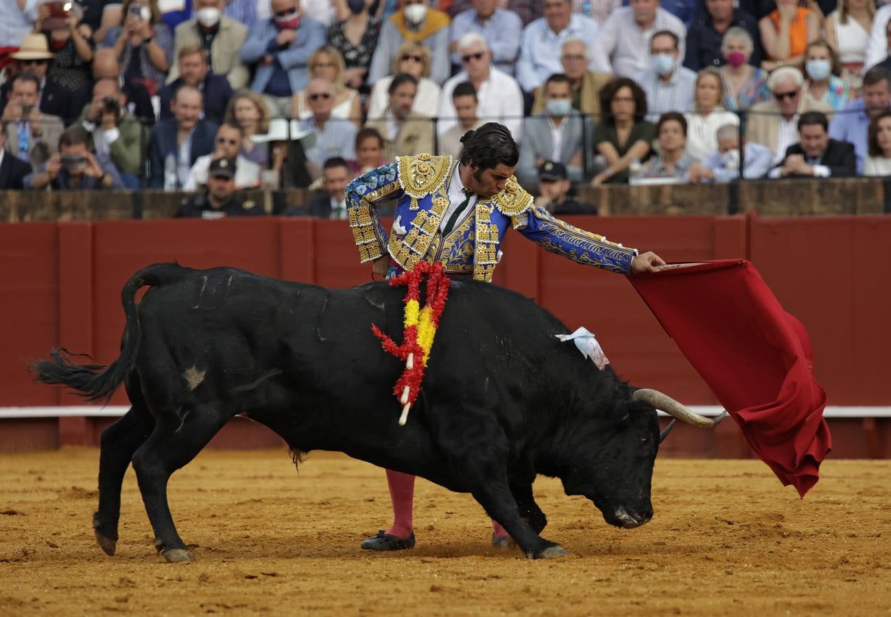 Corrida del Domingo de Resurrección en Sevilla con Morante de la Puebla, Juan Ortega y Pablo Aguado. JUAN FLORES