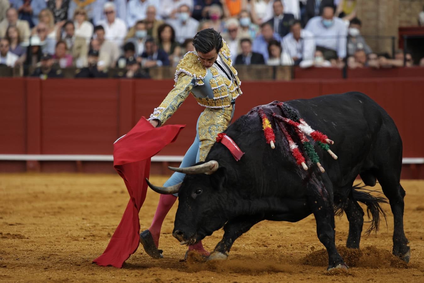 Corrida del Domingo de Resurrección en Sevilla con Morante de la Puebla, Juan Ortega y Pablo Aguado. JUAN FLORES