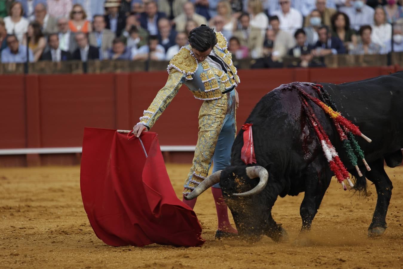 Corrida del Domingo de Resurrección en Sevilla con Morante de la Puebla, Juan Ortega y Pablo Aguado. JUAN FLORES