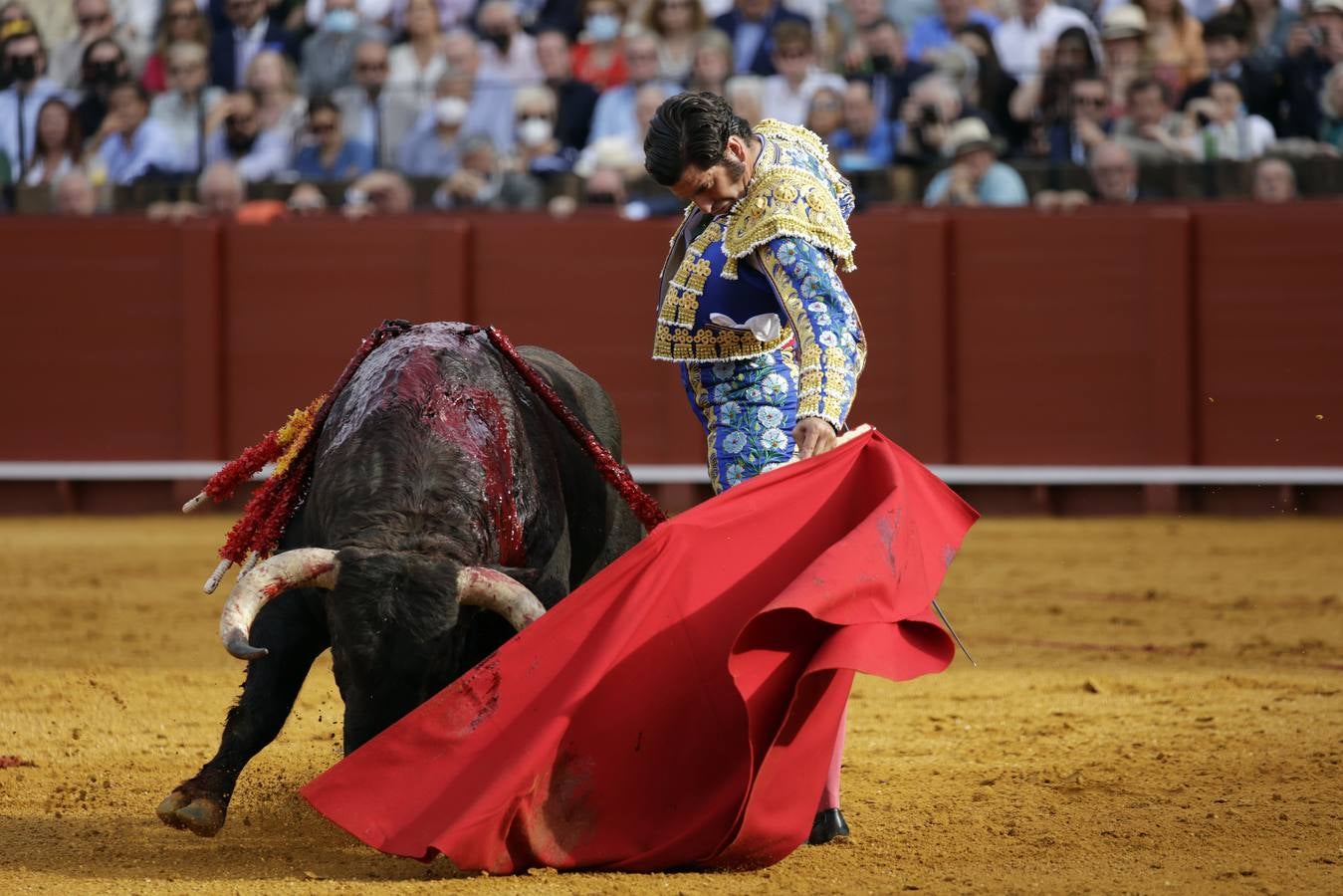 Corrida del Domingo de Resurrección en Sevilla con Morante de la Puebla, Juan Ortega y Pablo Aguado. JUAN FLORES