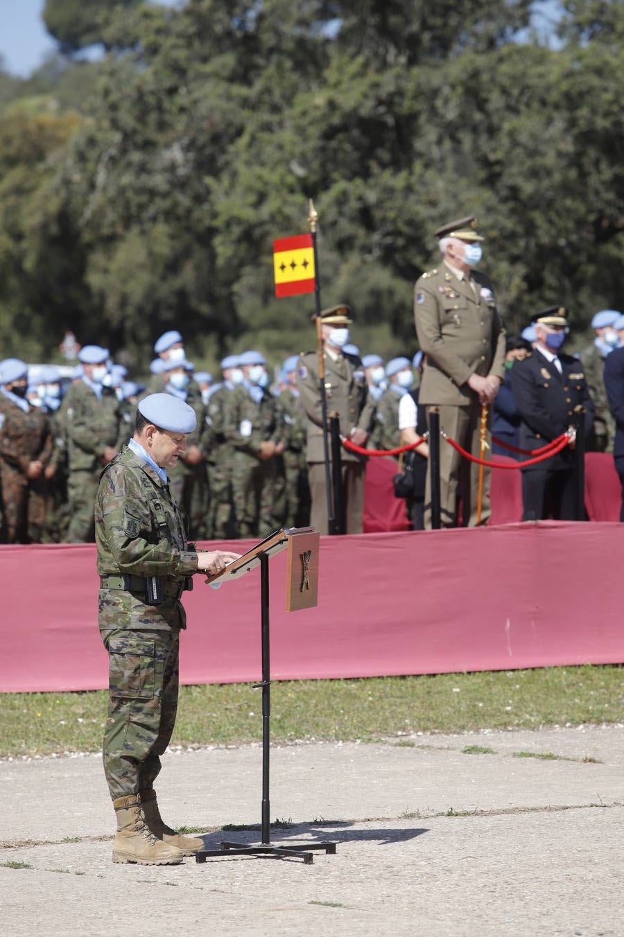 La emocionante despedida de la Bri X de Cerro Muriano en su misión a Líbano, en imágenes