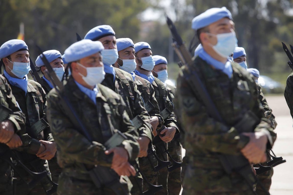 La emocionante despedida de la Bri X de Cerro Muriano en su misión a Líbano, en imágenes