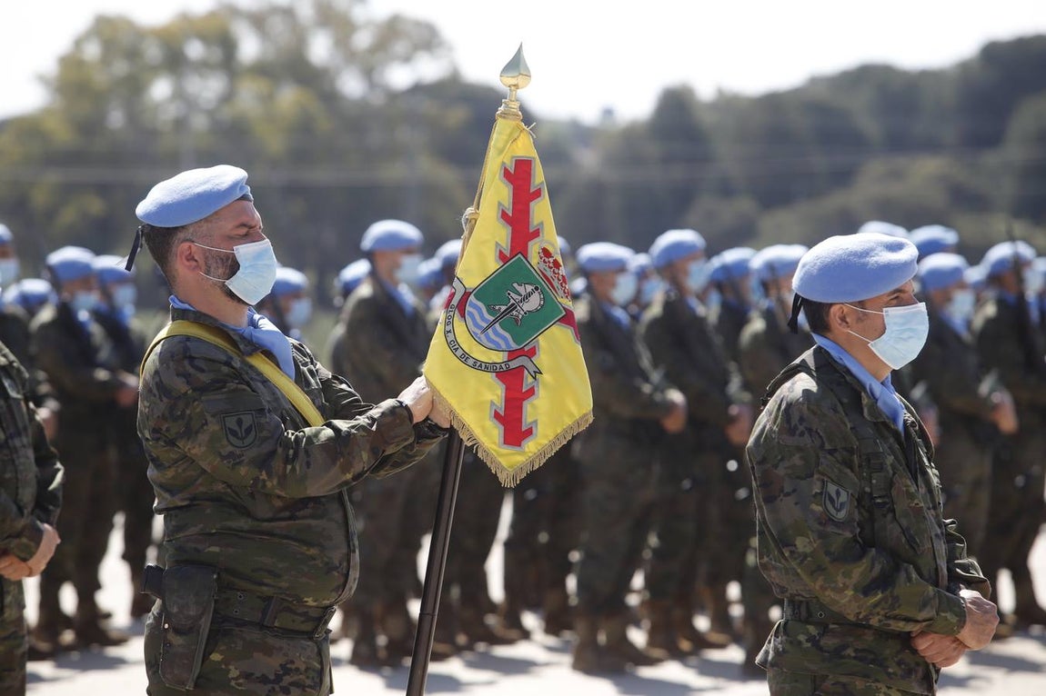 La emocionante despedida de la Bri X de Cerro Muriano en su misión a Líbano, en imágenes
