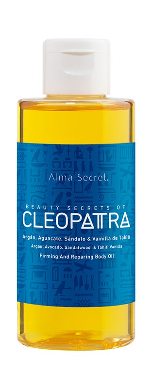 Para las mamás que quieren reafirmar y tonificar glúteos, piernas, brazos y busto: Aceite Reafirmante y Rejuvenecedor Cleopatra de Alma Secret (24,70 €). Mima, nutre y reafirma la piel dejándola suavemente perfumada con una mezcla de sándalo y dulce vainilla de Tahití. Elaborado con aceite de aguacate, argán y almendras, antioxidantes y nutritivos, y enriquecido con vitamina E, con propiedades antienvejecimiento.