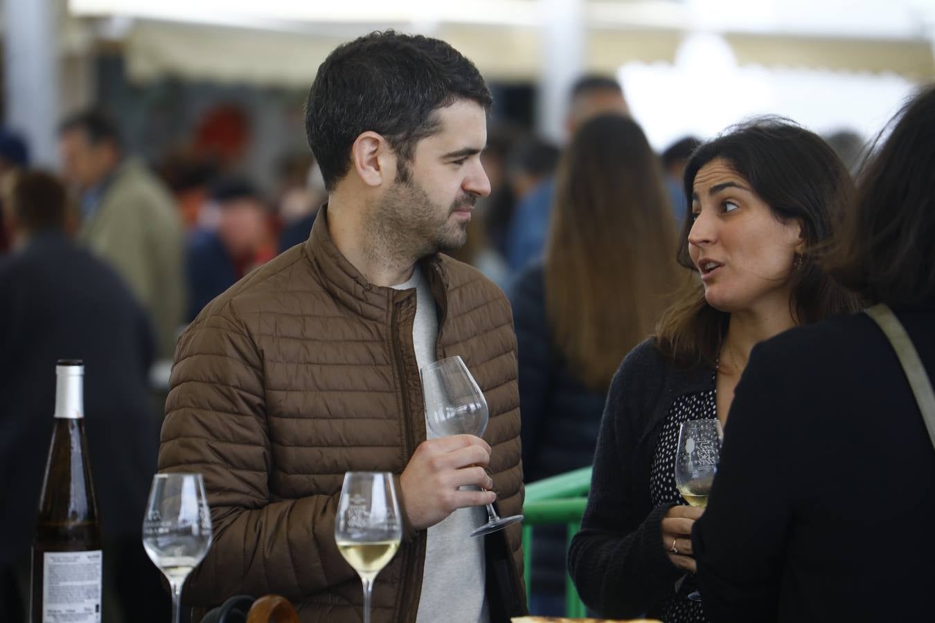 El frío y la lluvia no pueden con la Cata del Vino de Córdoba