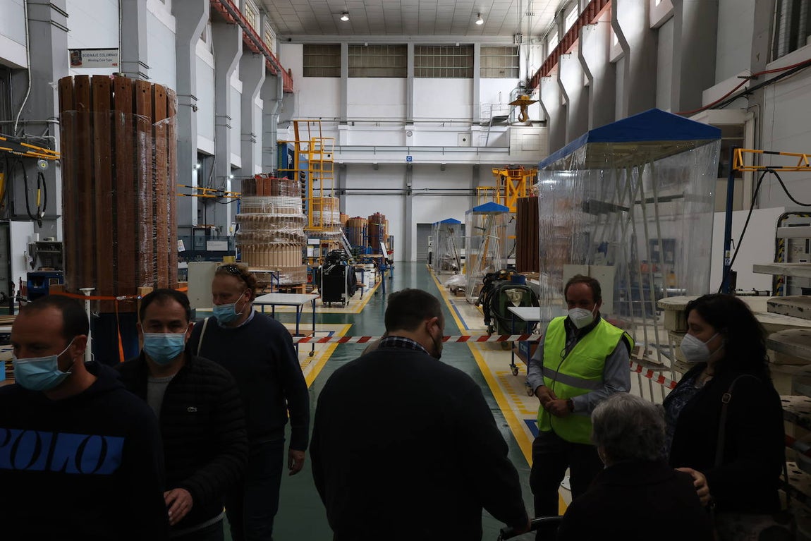 El trabajo en Hitachi, la antigua ABB en Córdoba, en imágenes