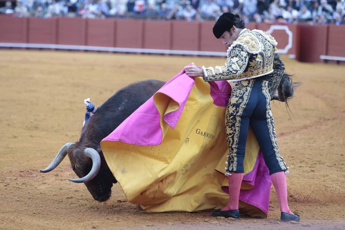 Primera corrida del ciclo continuado de 2022 en la plaza de toros de Sevilla. RAÚL DOBLADO