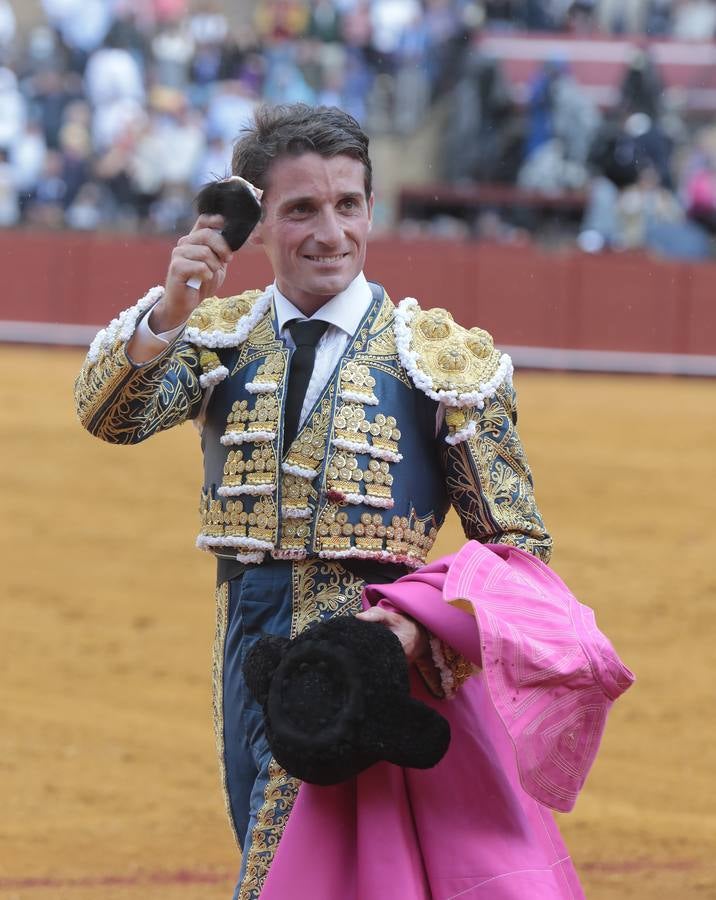 Primera corrida del ciclo continuado de 2022 en la plaza de toros de Sevilla. RAÚL DOBLADO