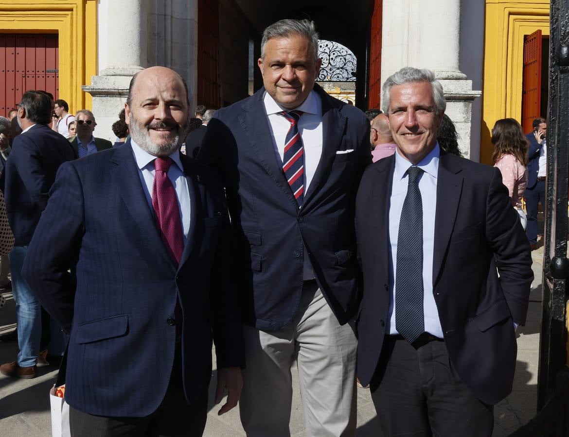 Alfredo Rosa, Luis Cuervas y Manuel Guardiola. MANUEL GÓMEZ