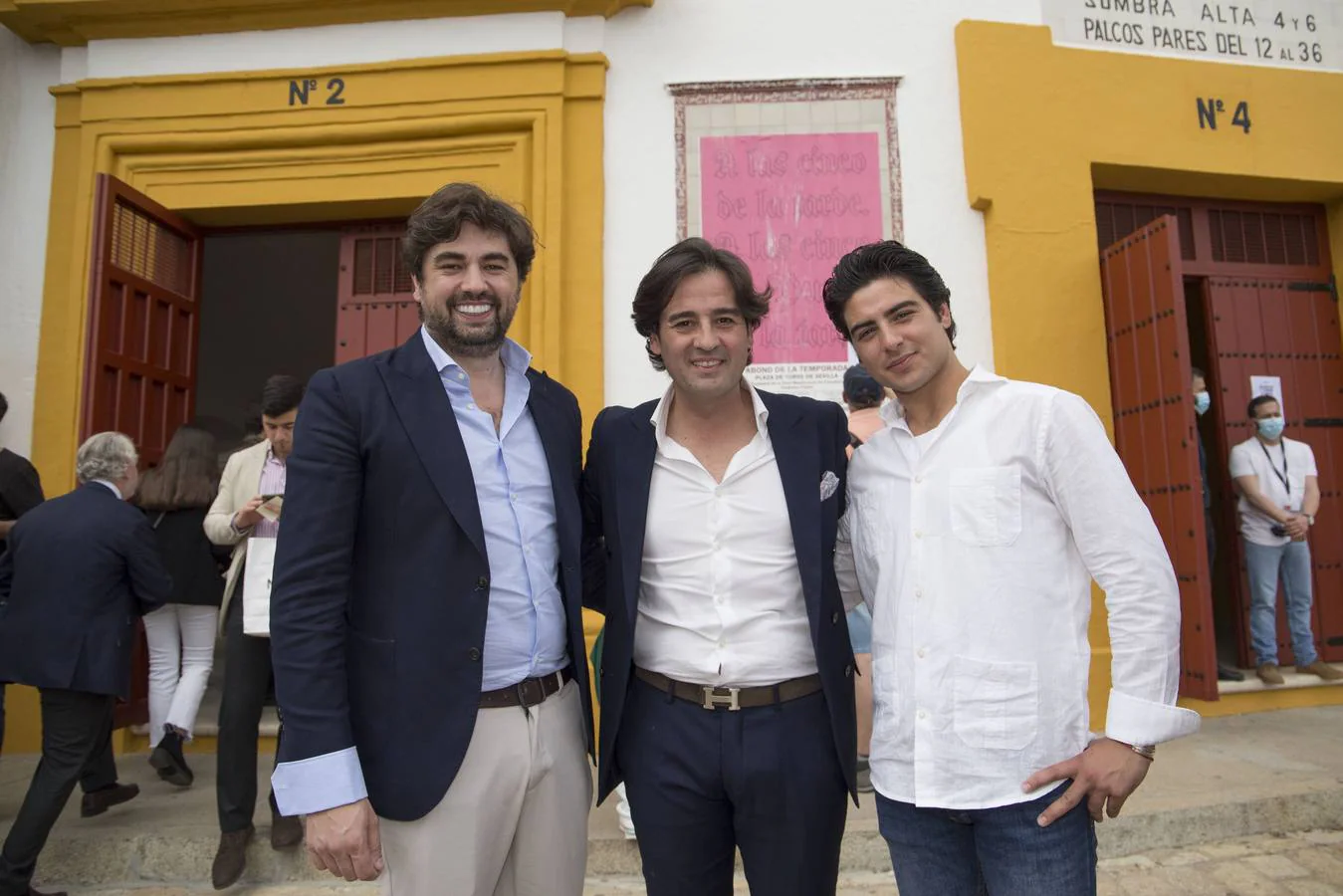 Juan Sánchez, Jaime Padilla y Miguel Núñez de Molina. ROCÍO RUZ