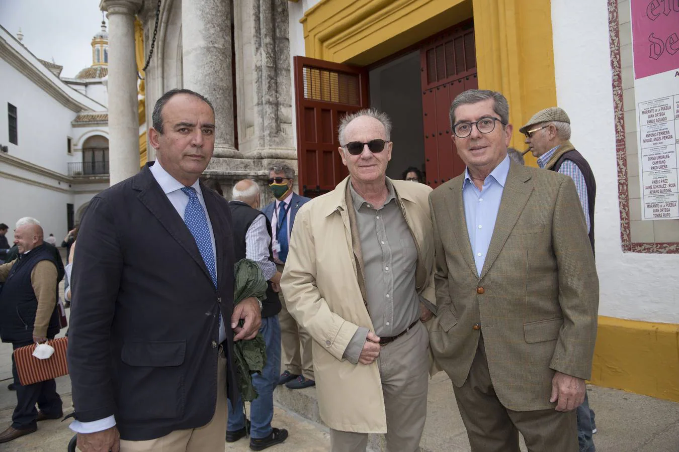 Carlos González Alemán, Miguel Díaz Zulategui y Rafael Campos Reina. ROCÍO RUZ