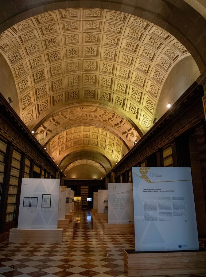 Exposición de documentos sobre grandes descubrimientos en el Archivo de Indias. CRISTINA GÓMEZ