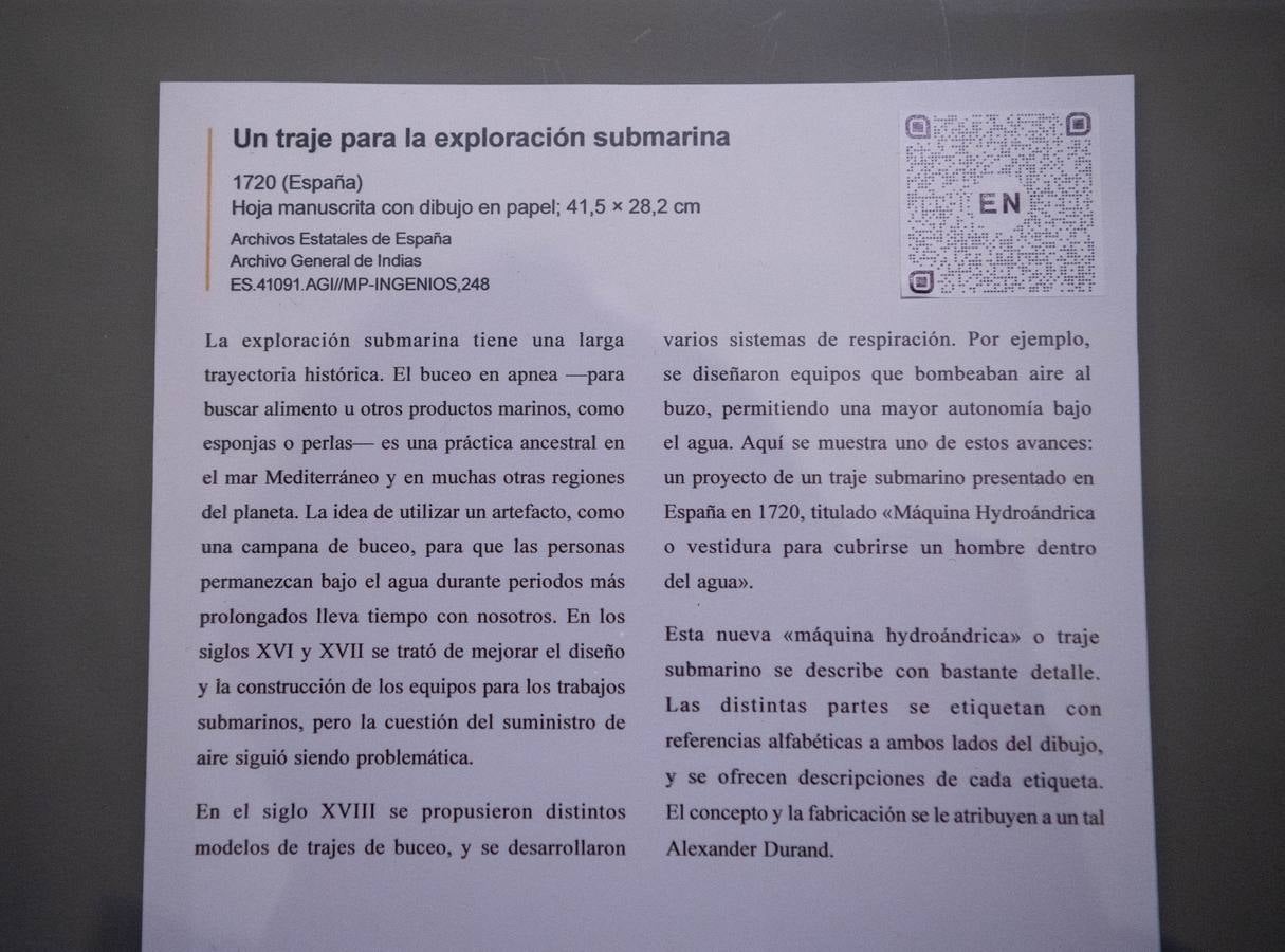 Exposición de documentos sobre grandes descubrimientos en el Archivo de Indias. CRISTINA GÓMEZ