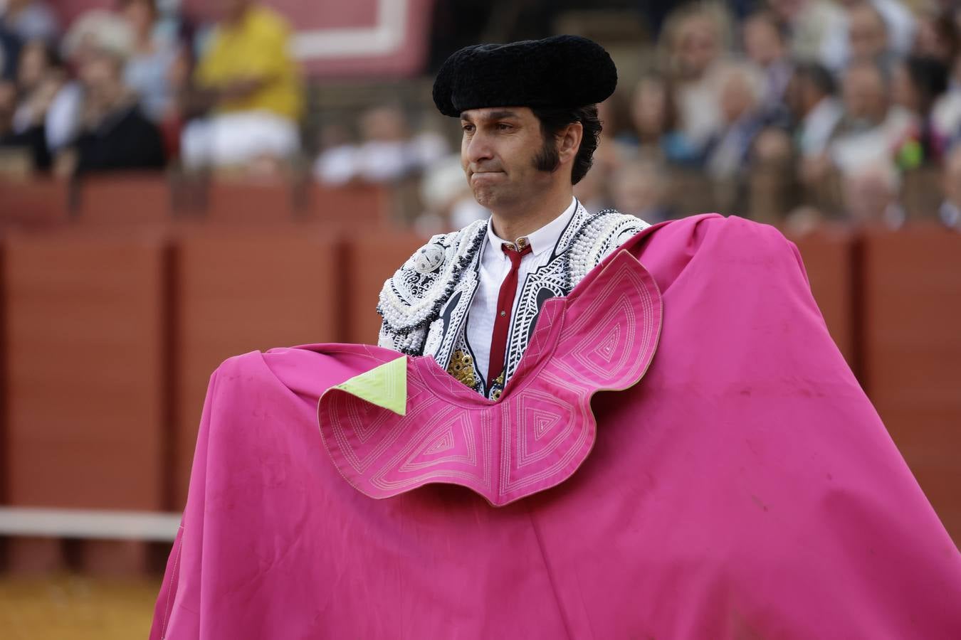 Corrida de Morante, Urdiales y Manzanares en la plaza de toros de Sevilla en 2022. JUAN FLORES