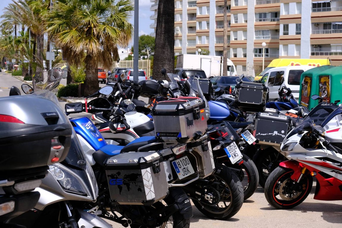Fotos: Gran ambiente en El Puerto para dar la bienvenida al Gran Premio de Motociclismo