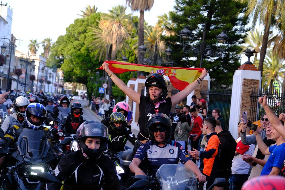 Fotos: Gran ambiente en El Puerto para dar la bienvenida al Gran Premio de Motociclismo