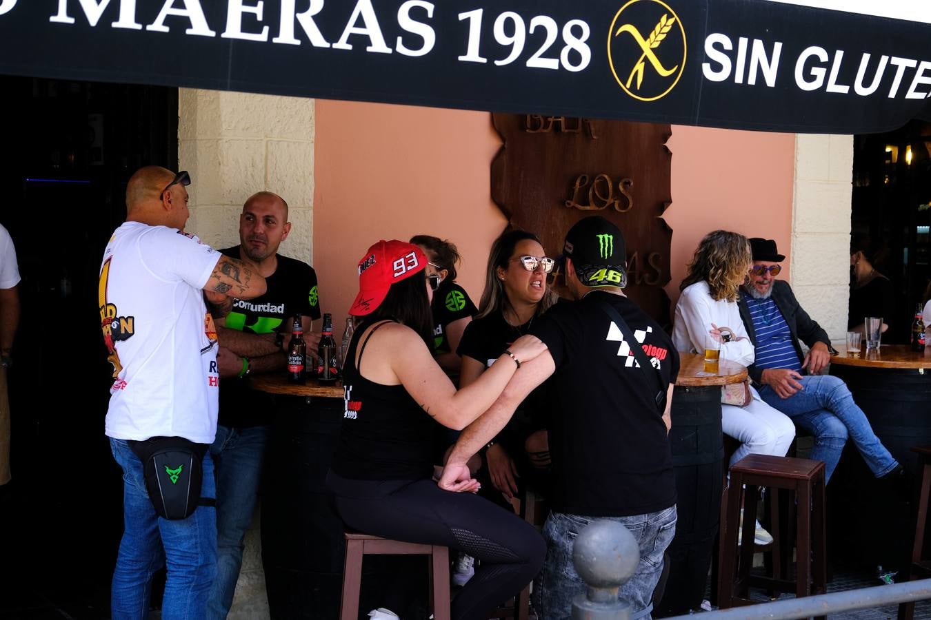 Fotos: Gran ambiente en El Puerto para dar la bienvenida al Gran Premio de Motociclismo