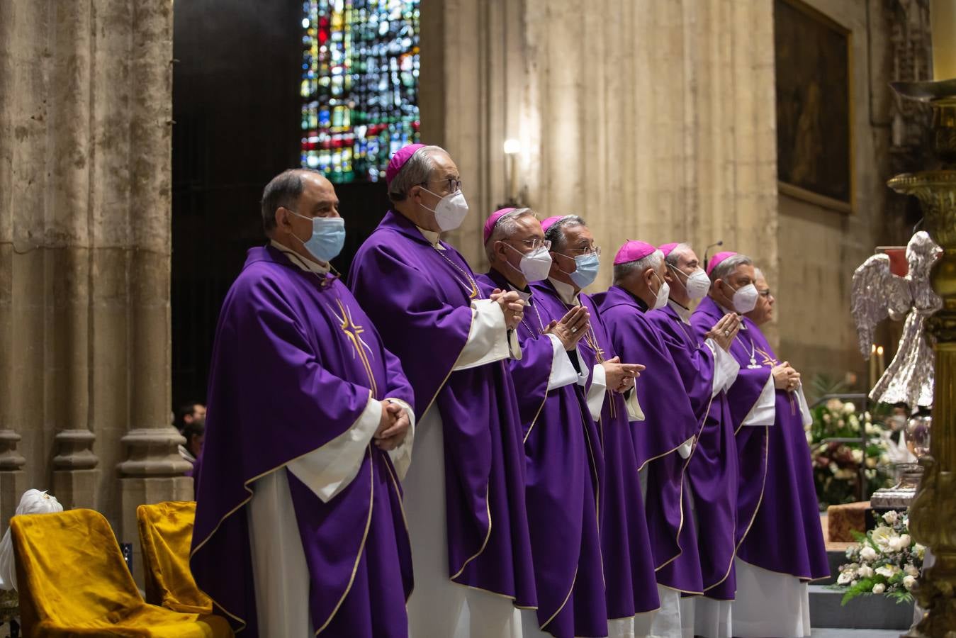 Misa de corpore in sepulto del cardenal Amigo Vallejo. VANESSA GÓMEZ