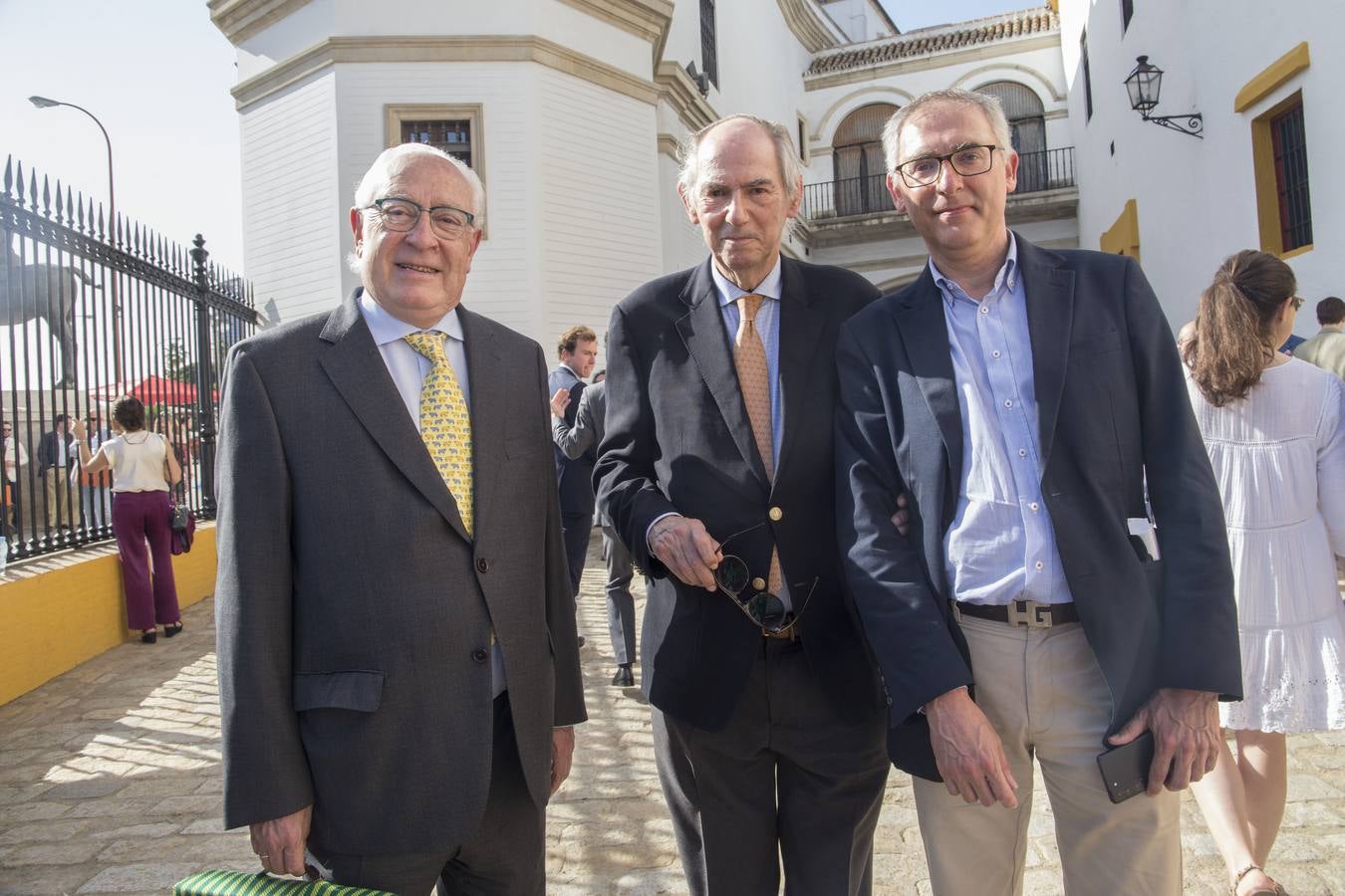 Jaime Raynaud, Santiago Carrasco y Eduardo Carrasco. ROCÍO RUZ