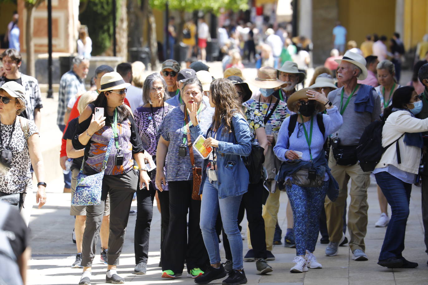 El ambiente turístico en las Cruces de Mayo de Córdoba 2022