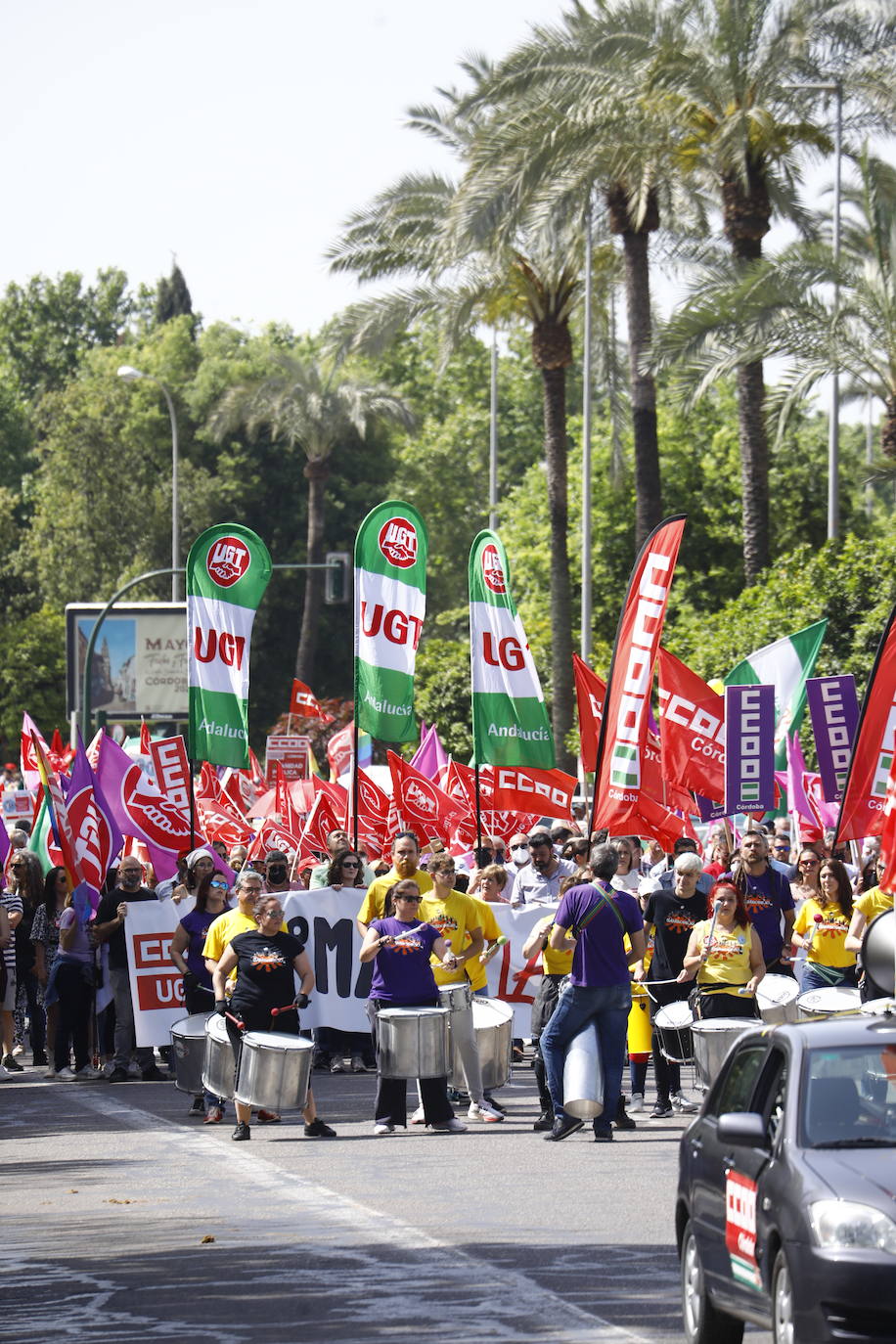 La manifestación del 1 de Mayo en Córdoba, en imágenes