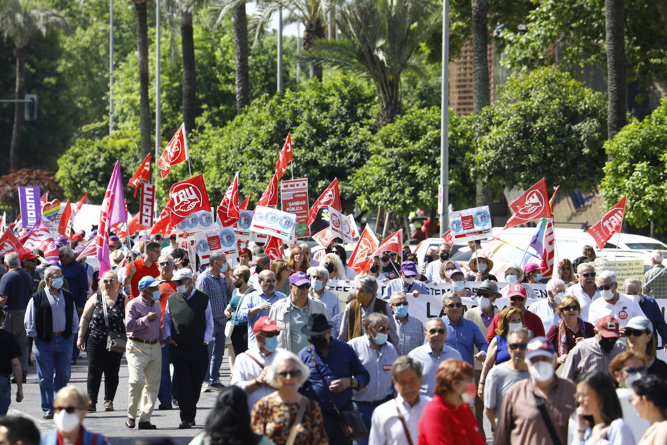 La manifestación del 1 de Mayo en Córdoba, en imágenes