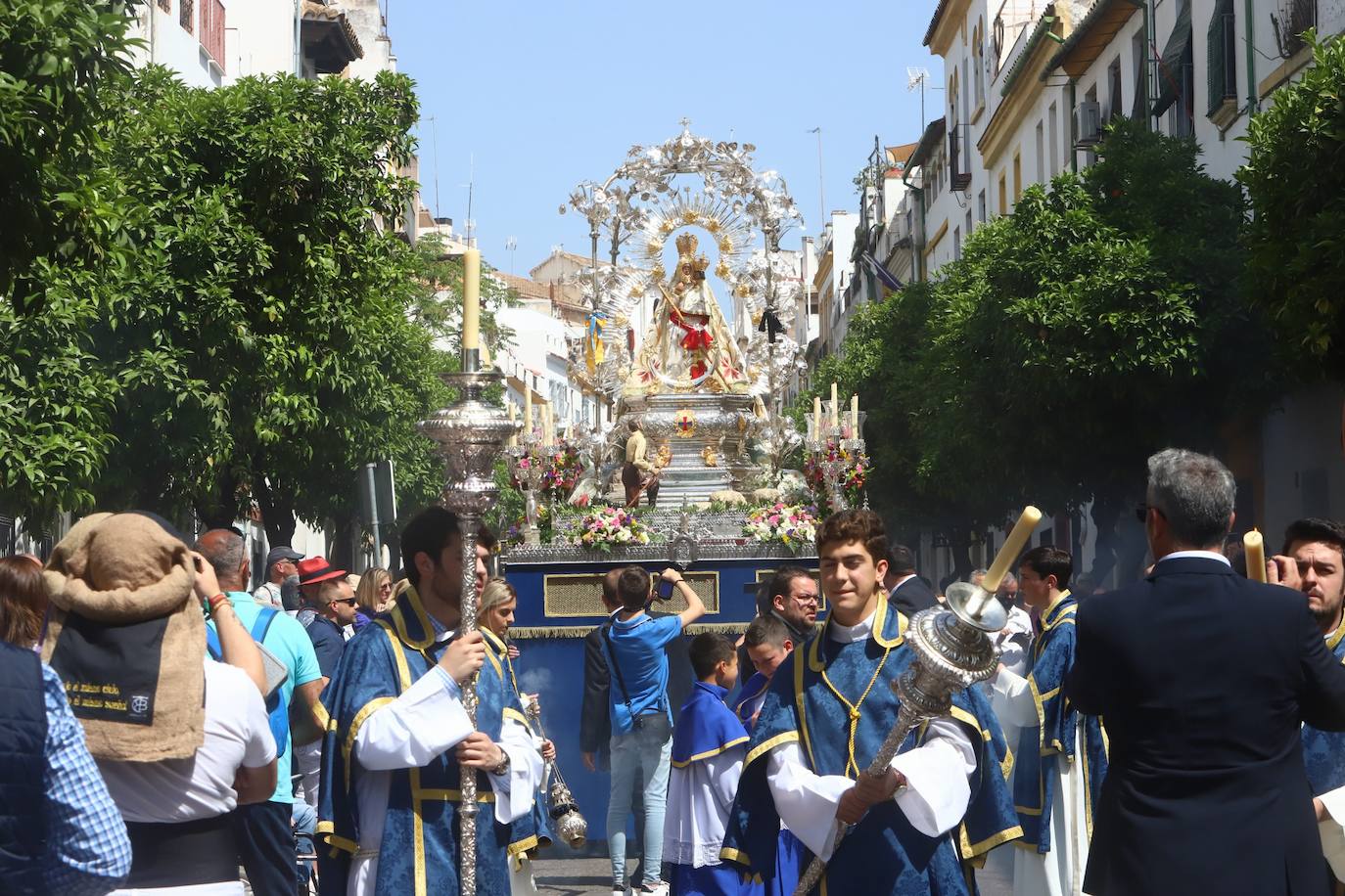 La procesión de la Virgen de la Cabeza en Córdoba, en imágenes