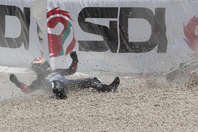 FOTOS: La espectacular caída de Binder en MotoGP Jerez 2022