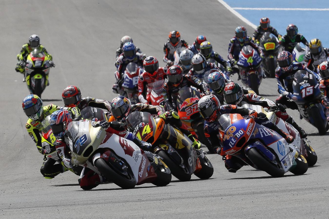 GALERÍA: Las fotos de la carrera de Moto 2 en Jerez