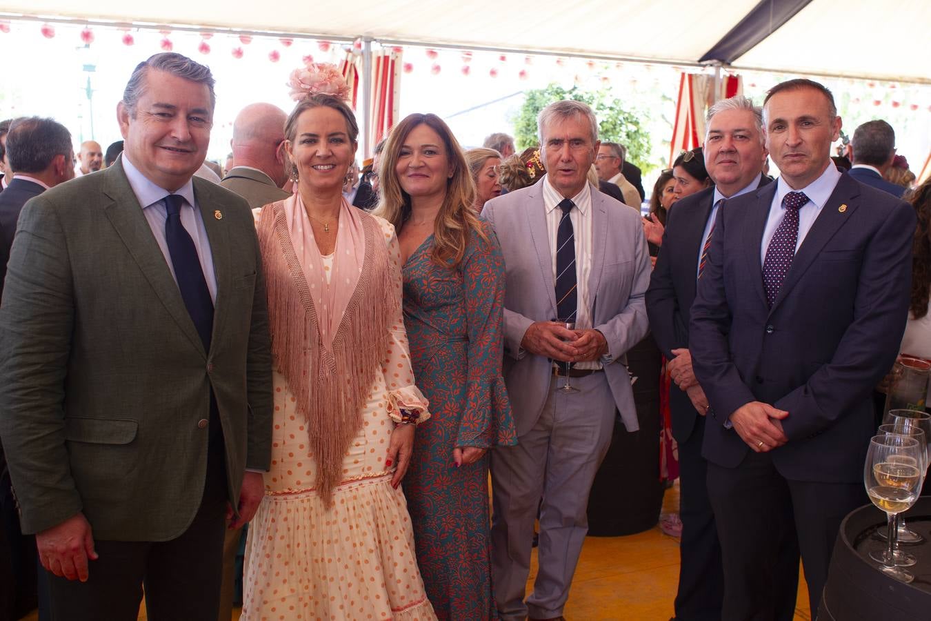 Recepción en la caseta de la Policía Nacional. MANUEL GÓMEZ