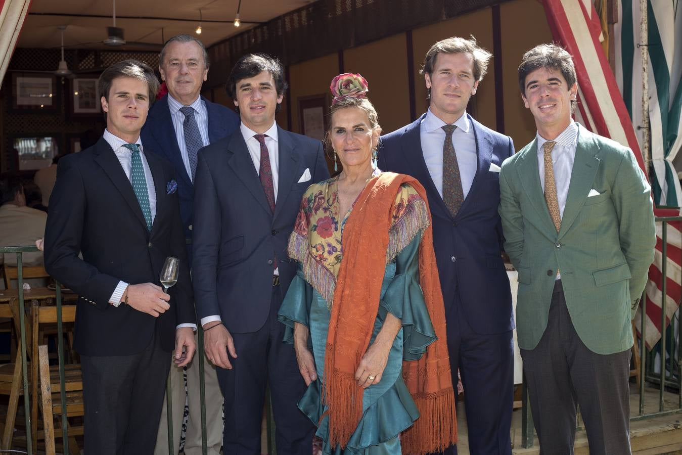 Álvaro Ferraro, José María Ferraro, Julio Ferraro, María Ángeles de la Puerta, Manuel Ferraro y José María Ferraro. ROCÍO RUZ