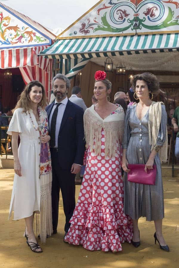 Amelia de La Lastra, Paco Rodríguez, Belén Caballero y María Caballero. ROCÍO RUZ