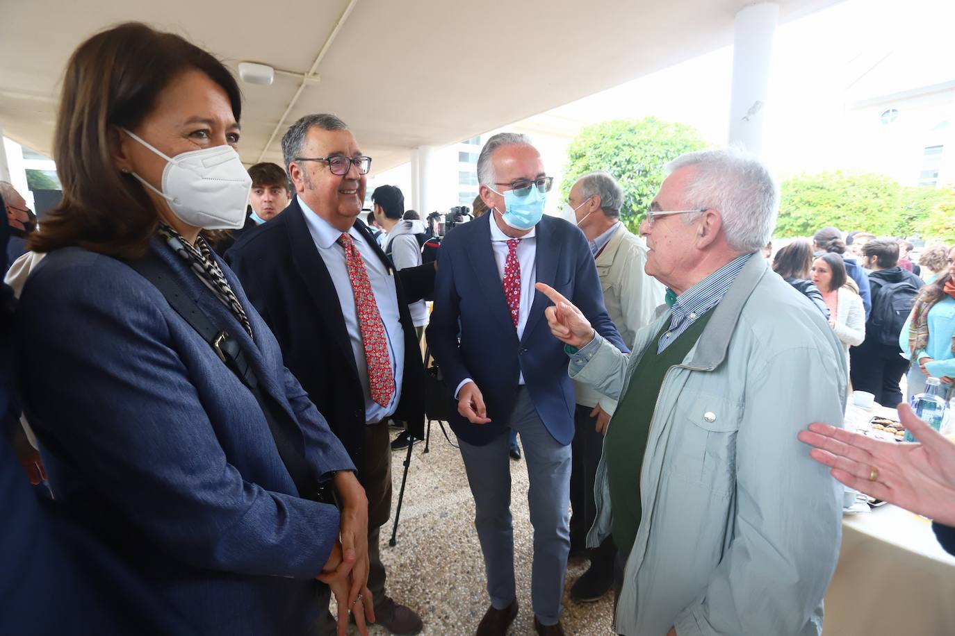 Los equipos de los candidatos a rector de la Universidad de Córdoba, en imágenes