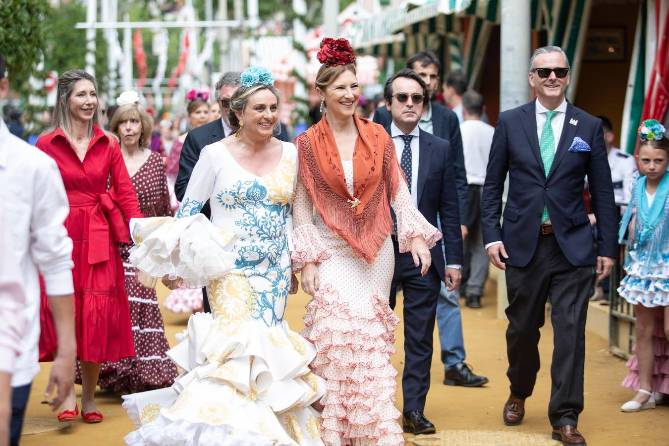 Recepciones oficiales en el miércoles de Feria. VANESSA GÓMEZ / MAYA BALANYA